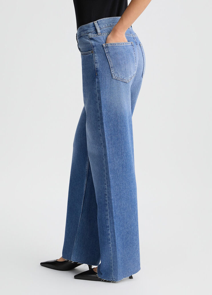 Wide-leg cotton jeans dark denim Liu Jo - large image number 3 Wide-leg cotton jeans dark denim Liu Jo - large image number 3