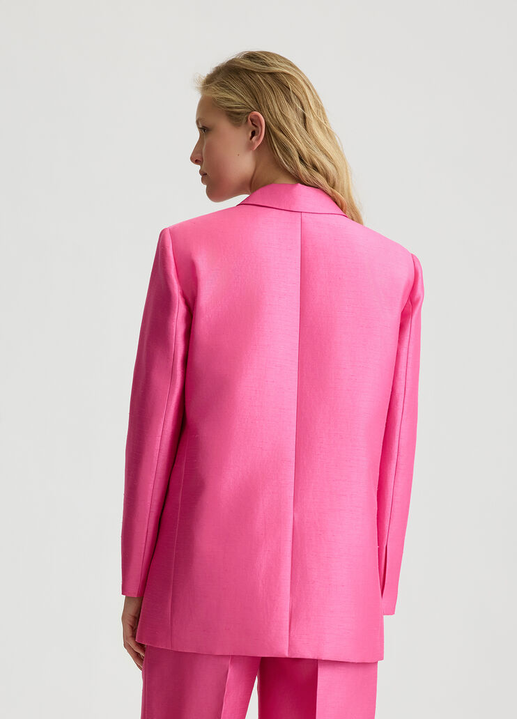Shantung blazer pink Liu Jo - large image number 1 Shantung blazer pink Liu Jo - large image number 1