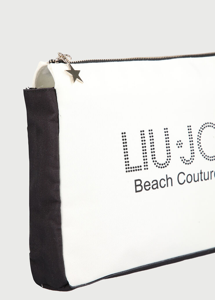 Косметичка с логотипом Белый/чёрный Liu Jo - large image number 4