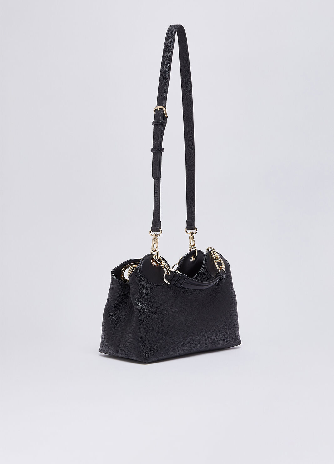 Petit Sac &agrave; Main noir et or Liu Jo - large image number 3