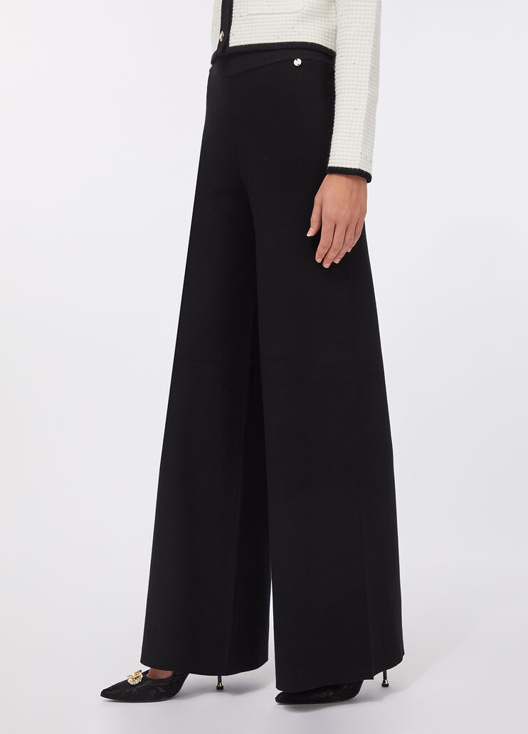 Knitted trousers black Liu Jo - large image number 3