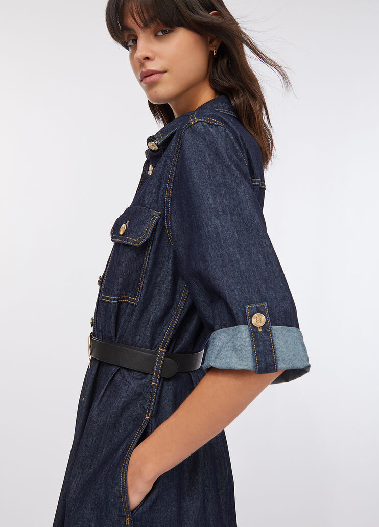 Hemdblusenkleid aus Denim Klassische Waschung Liu Jo - medium