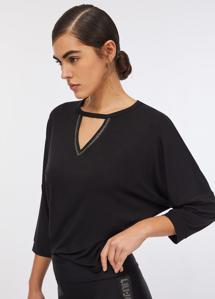 T-shirt Liu Jo Better noir Liu Jo - large image number 3