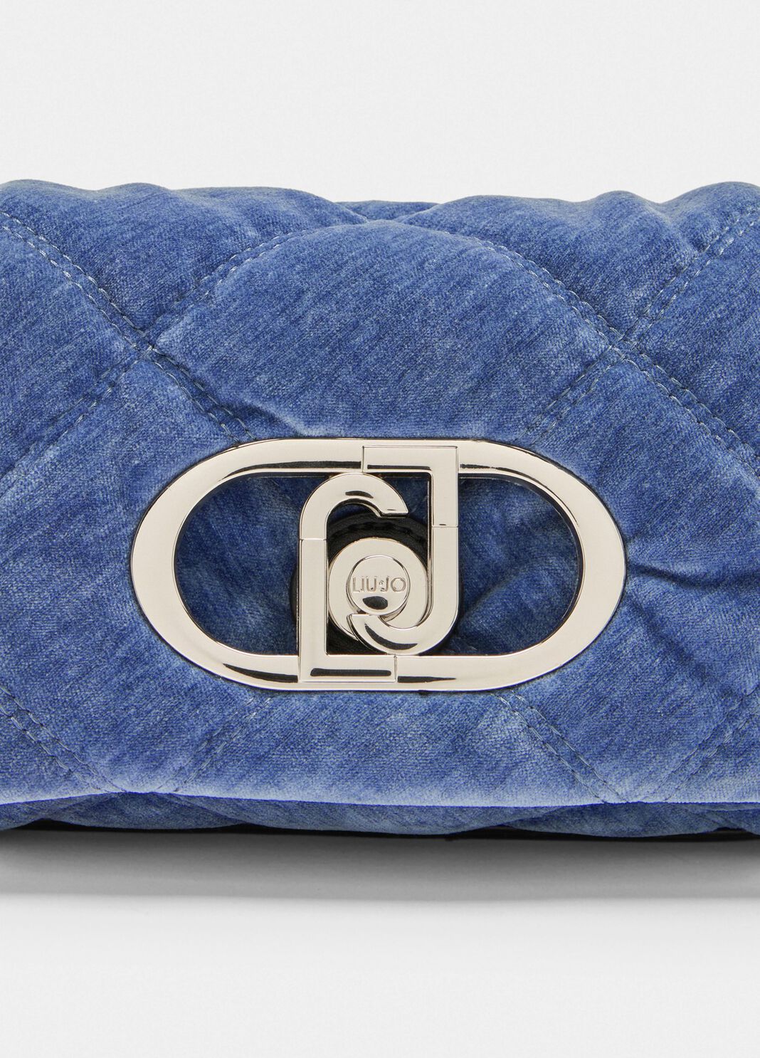 Маленькая сумка LaPuffy из бархата светлый деним Liu Jo - large image number 5