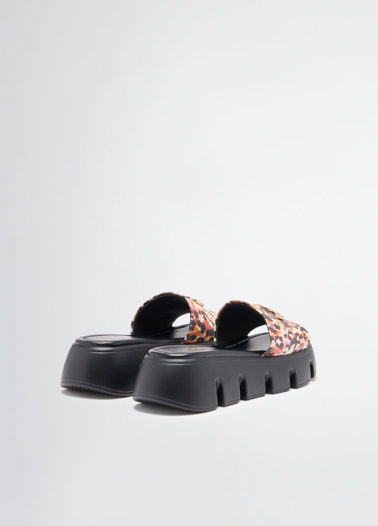 Animal-print flatform sliders animal print Liu Jo - large image number 5 Animal-print flatform sliders animal print Liu Jo - large image number 5