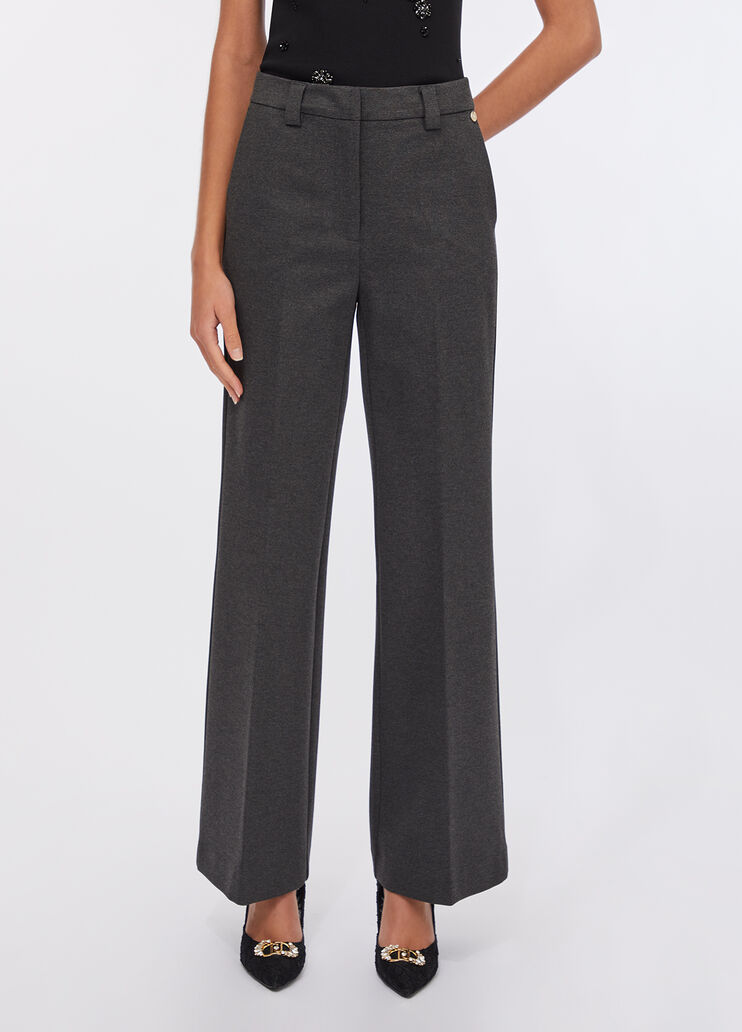 Elegante Flare-Hose Schiefergrau Liu Jo - medium Elegante Flare-Hose Schiefergrau Liu Jo - medium