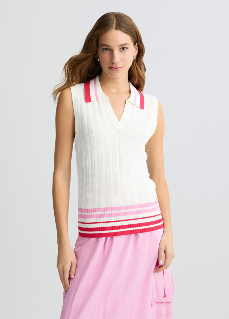 Knit top  white Liu Jo - medium Knit top  white Liu Jo - medium