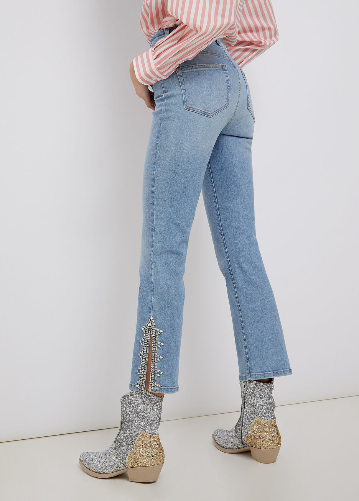Jeans Liu Jo Better con pietre gioiello