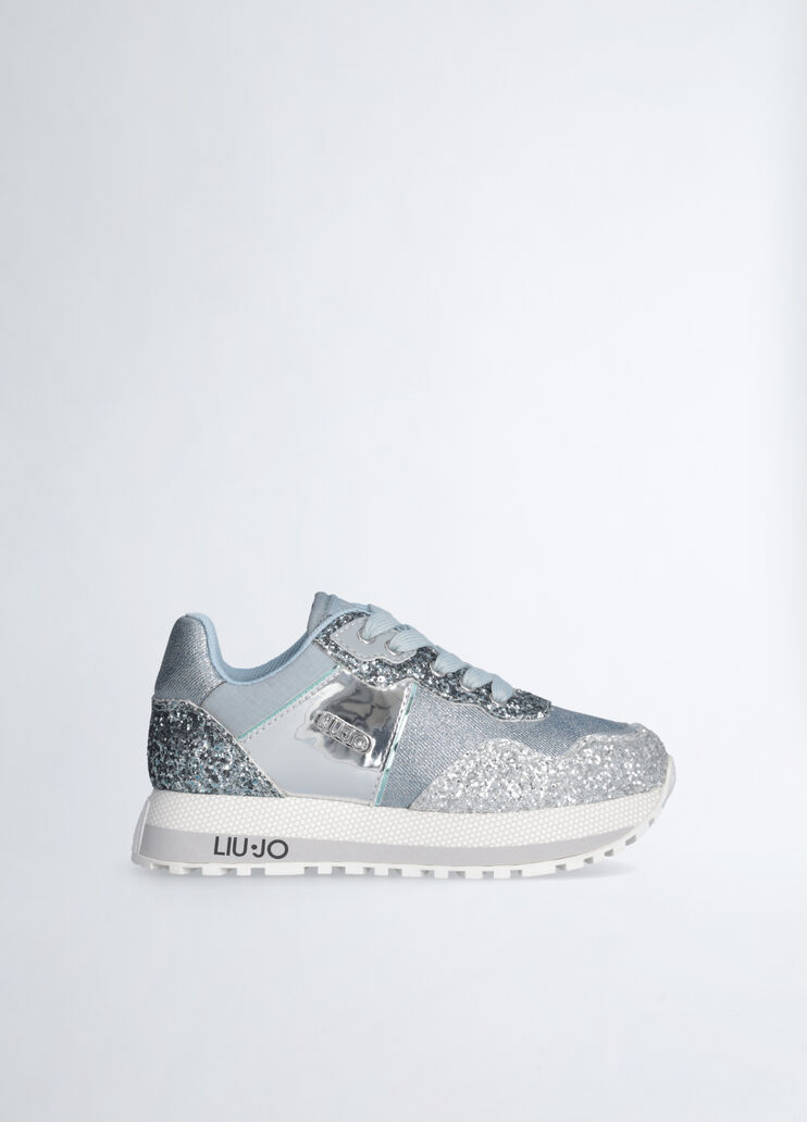 Glitter platform sneakers silver tone Liu Jo - medium Glitter platform sneakers silver tone Liu Jo - medium