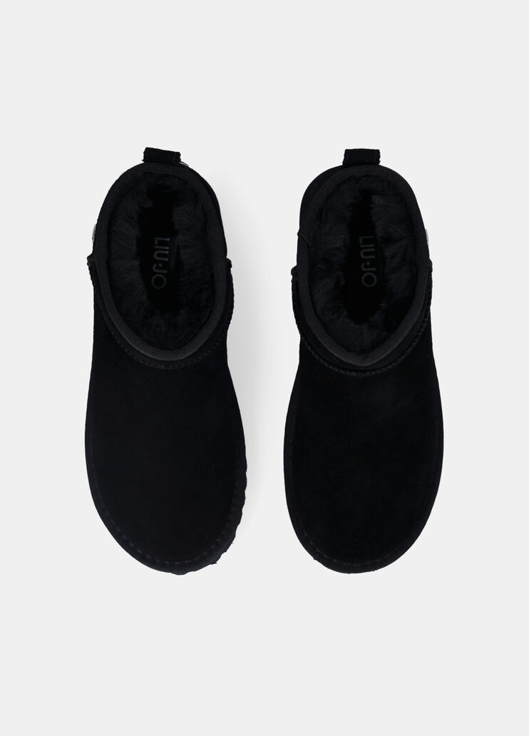 Stiefelette aus Veloursleder Schwarz Liu Jo - large image number 4 Stiefelette aus Veloursleder Schwarz Liu Jo - large image number 4