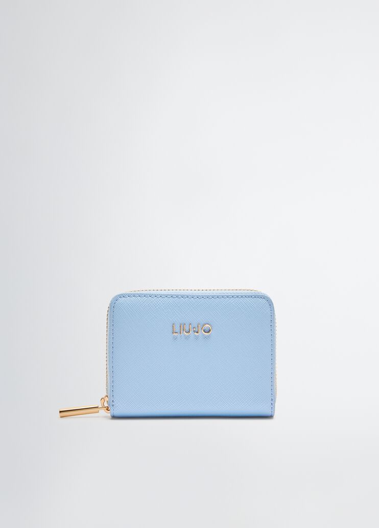 Small zip-around purse light blue Liu Jo - medium Small zip-around purse light blue Liu Jo - medium