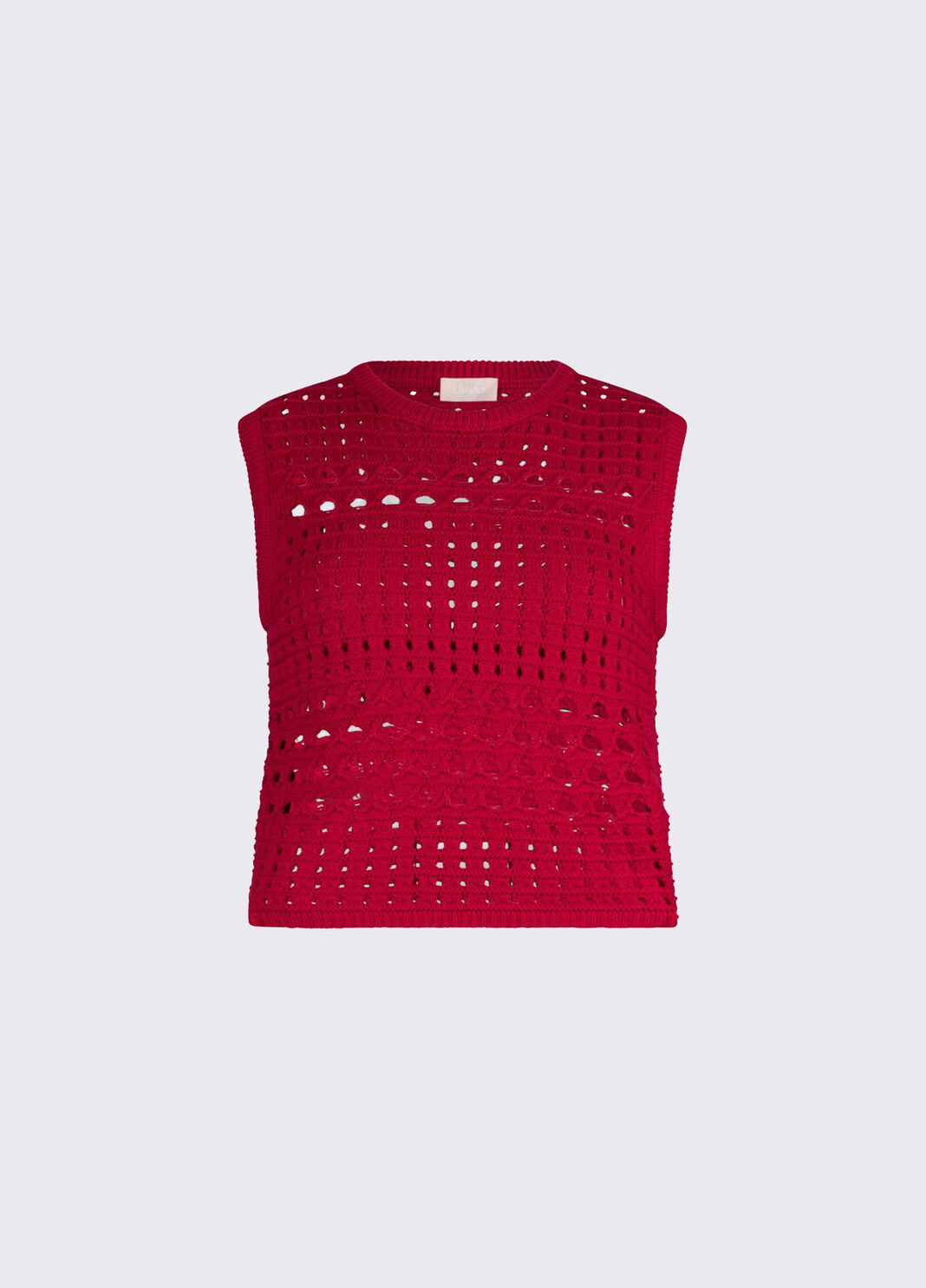 Geh&auml;keltes Top Rot Liu Jo - large image number 6