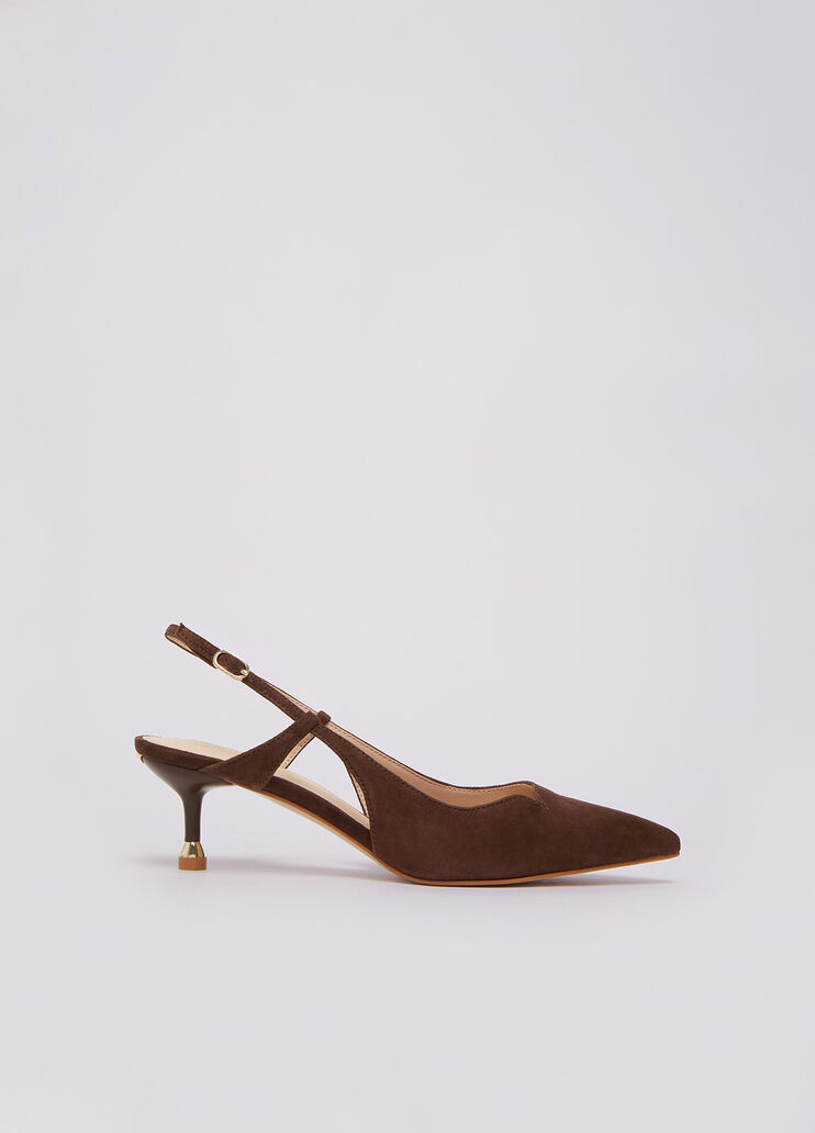 Pumps in suede ebony Liu Jo - medium