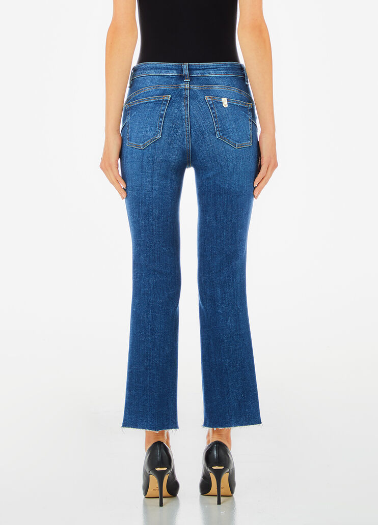 Jeans cropped bottom up  blu Liu Jo - medium Jeans cropped bottom up  blu Liu Jo - medium