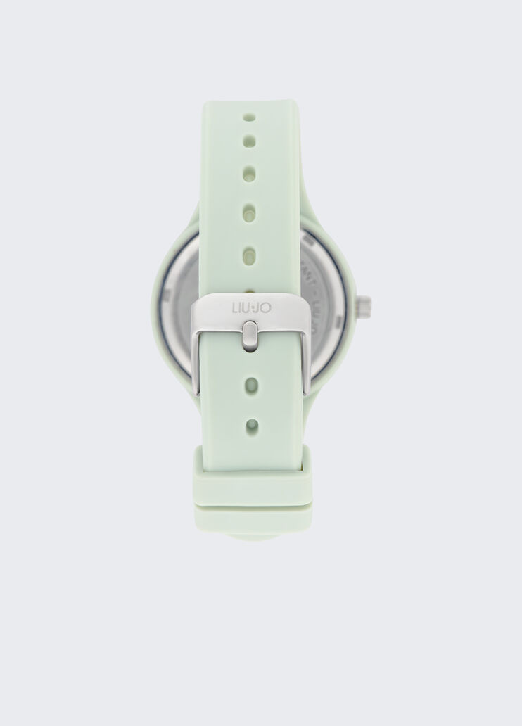 Orologio in silicone con brill verde Liu Jo - large image number 1