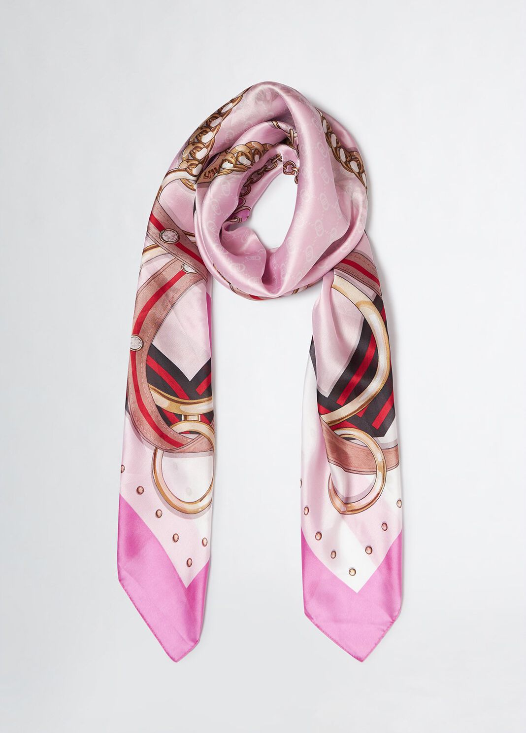 Printed foulard pink Liu Jo - large image number 0