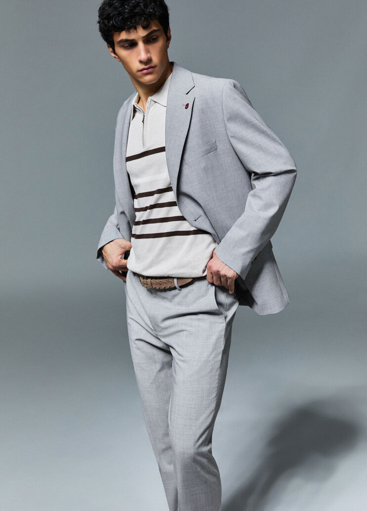 Wool-blend chinos off-white Liu Jo - medium