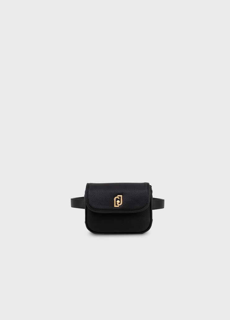Pouch bag with logo Black Liu Jo - large image number 0