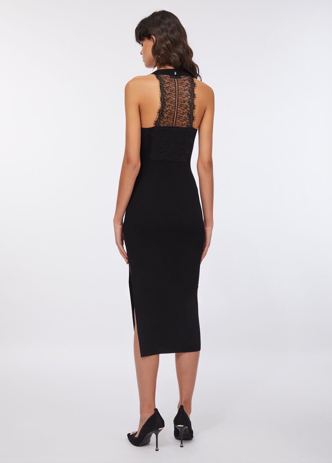 Long knit dress black Liu Jo - large image number 1