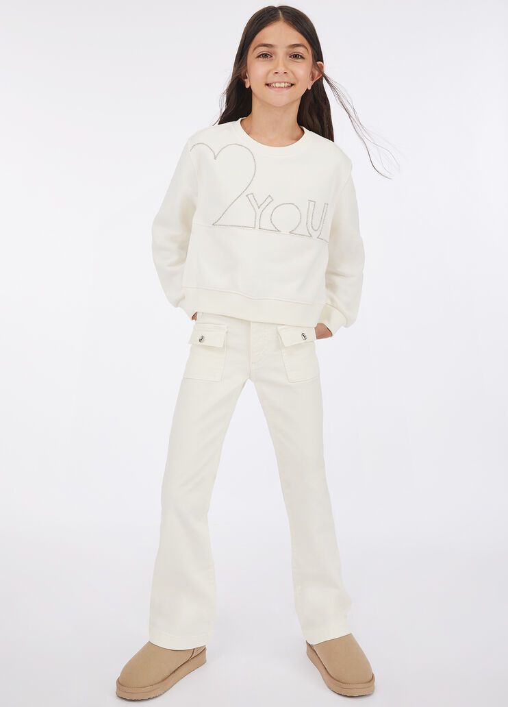 Хлопковые брюки сливочно-желтый Liu Jo - large image number 1