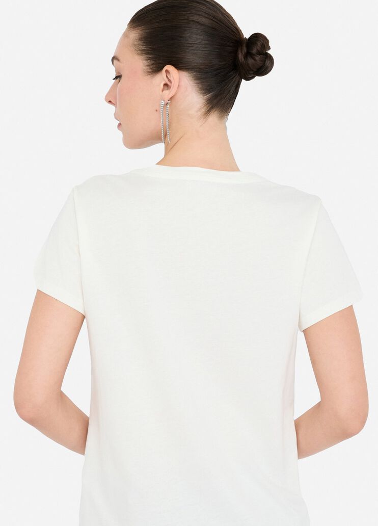 Cotton T-shirt white Liu Jo - large image number 4