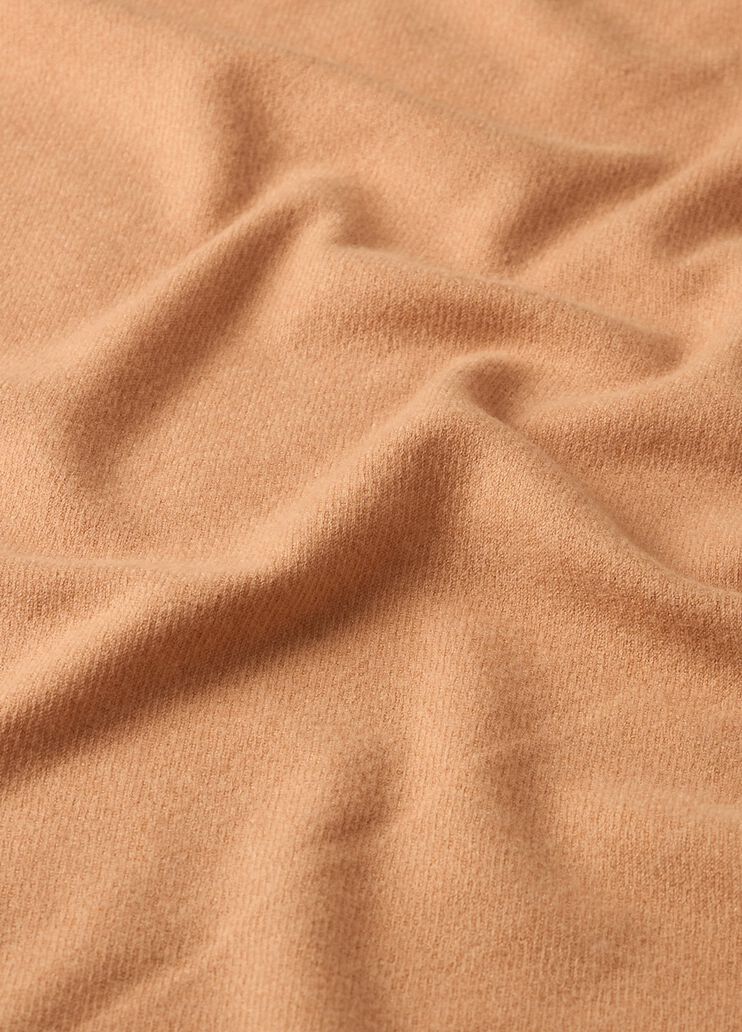 Stole with fringes camel Liu Jo - large image number 5