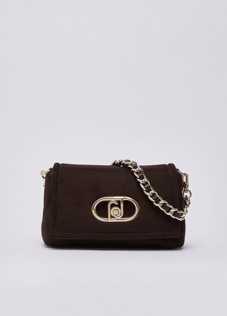 Medium LaPuffy bag in microfibre cocoa Liu Jo - medium