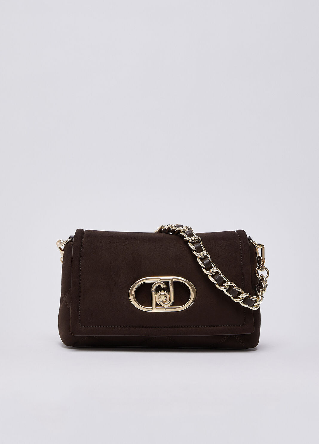 Medium LaPuffy bag in microfibre cocoa Liu Jo - large image number 1