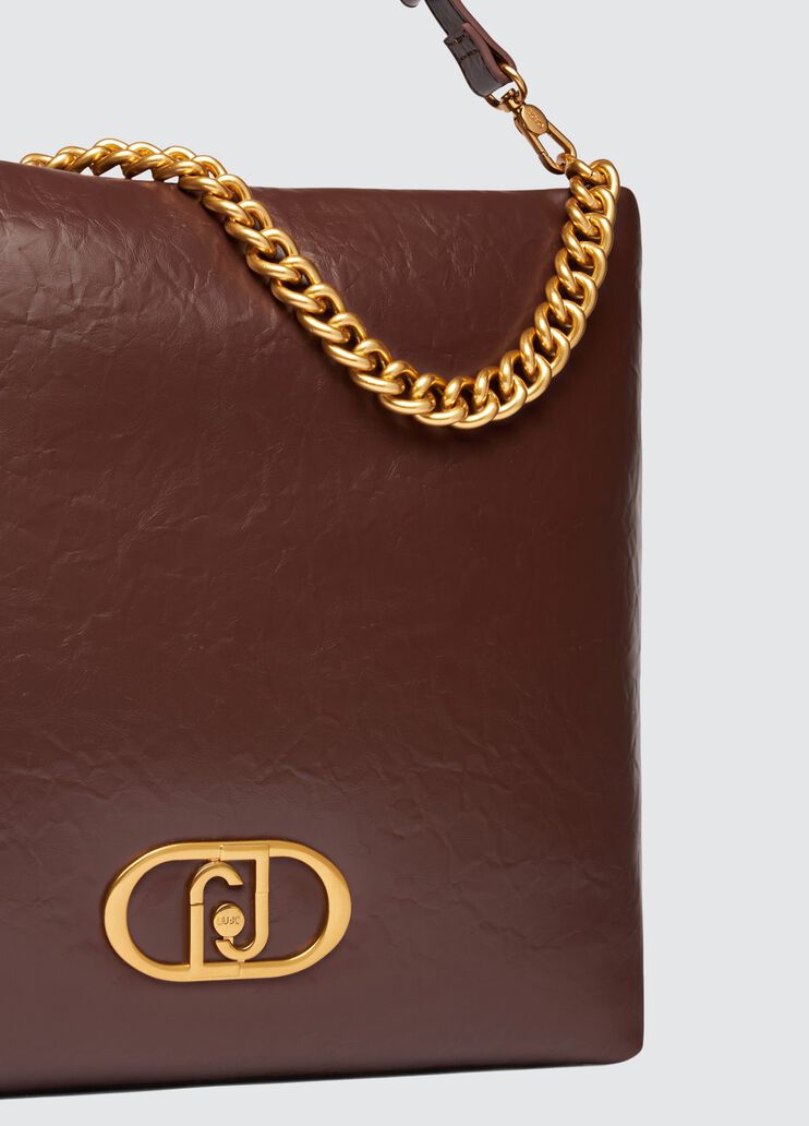 Medium LaPuffy hobo bag dark brown Liu Jo - medium Medium LaPuffy hobo bag dark brown Liu Jo - medium