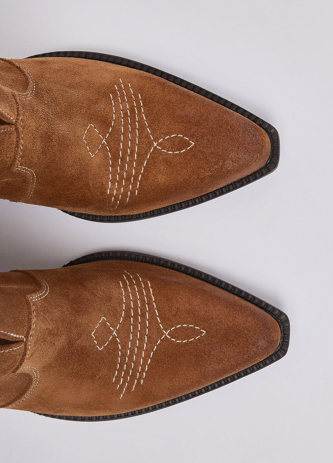 Suede cowboy ankle boots leather colour Liu Jo - large image number 3