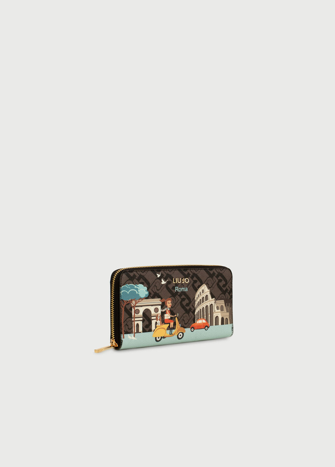 Large wallet with city Brown Liu Jo - large image number 1