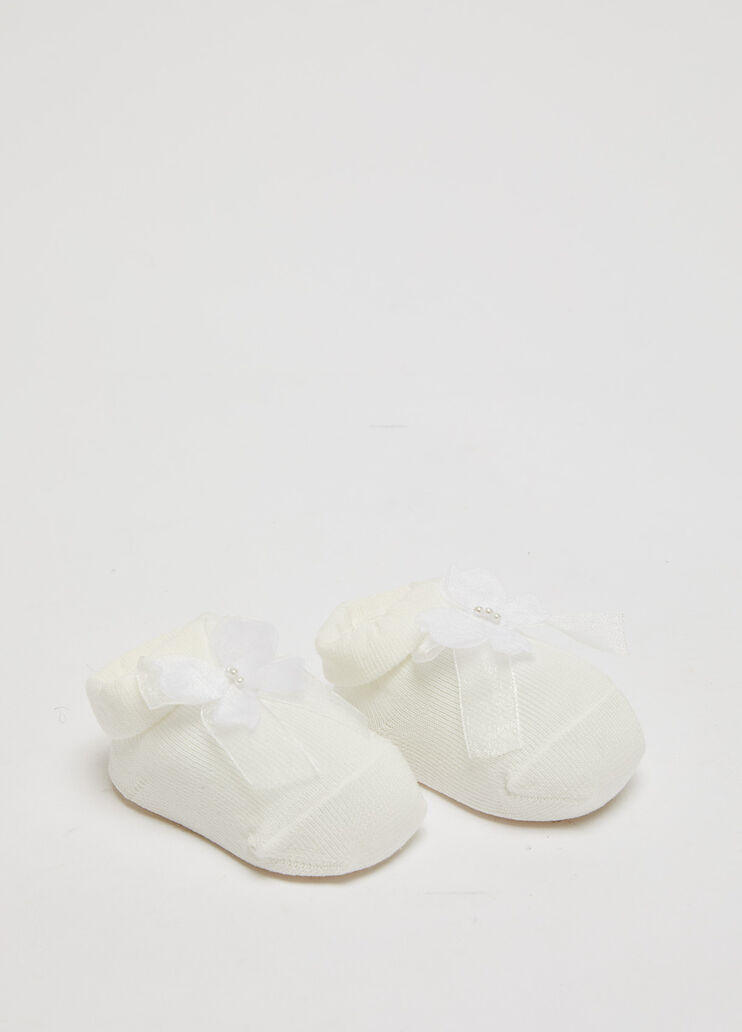 Infant socks with bow white Liu Jo - large image number 1