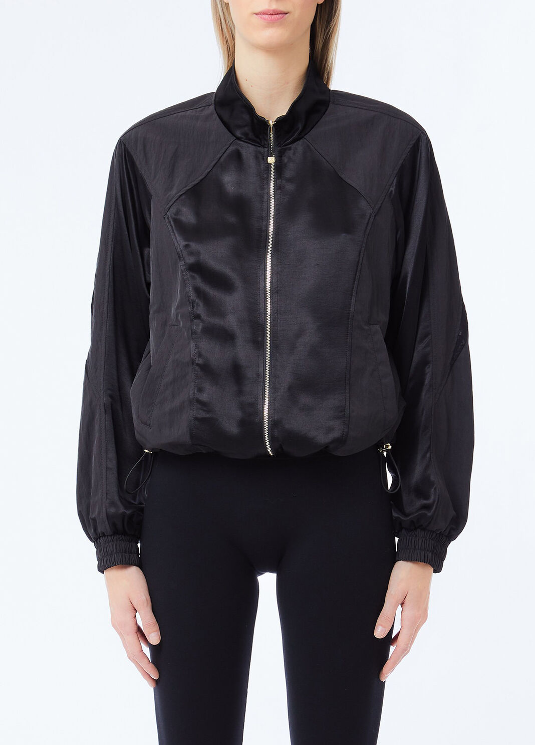 Satin bomber jacket black Liu Jo - large image number 0