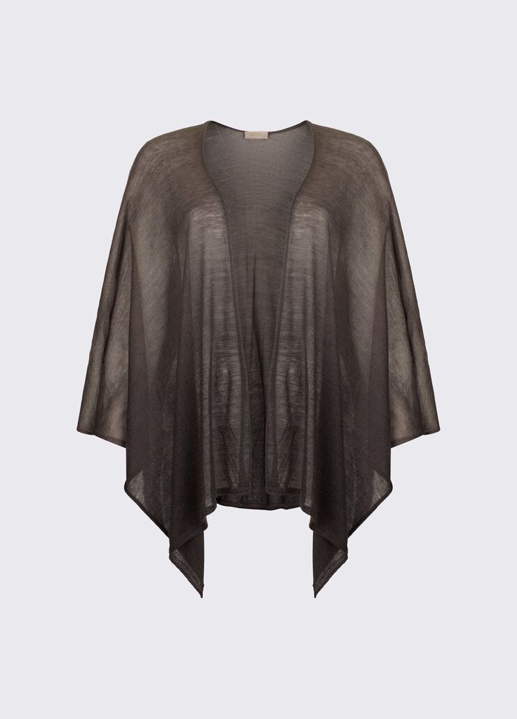 Poncho iridiscente negro Liu Jo - medium