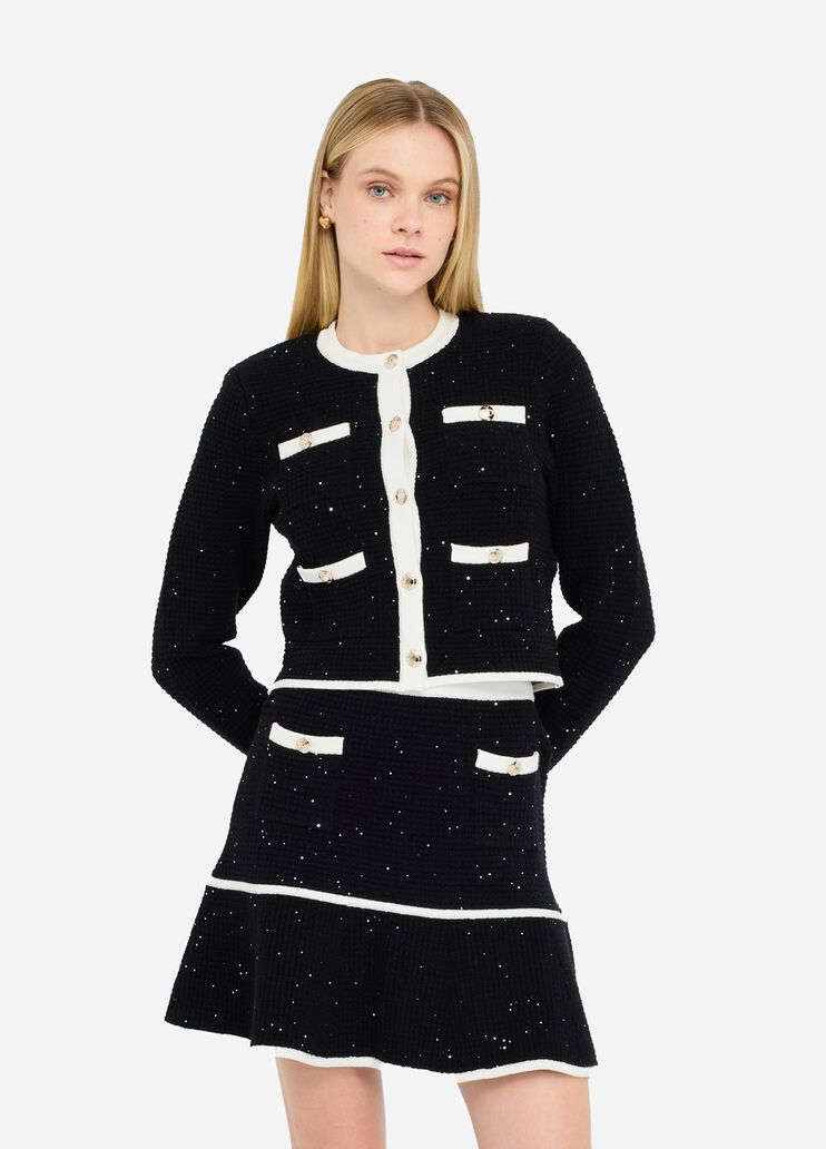 Veste en Lurex® noir Liu Jo - medium