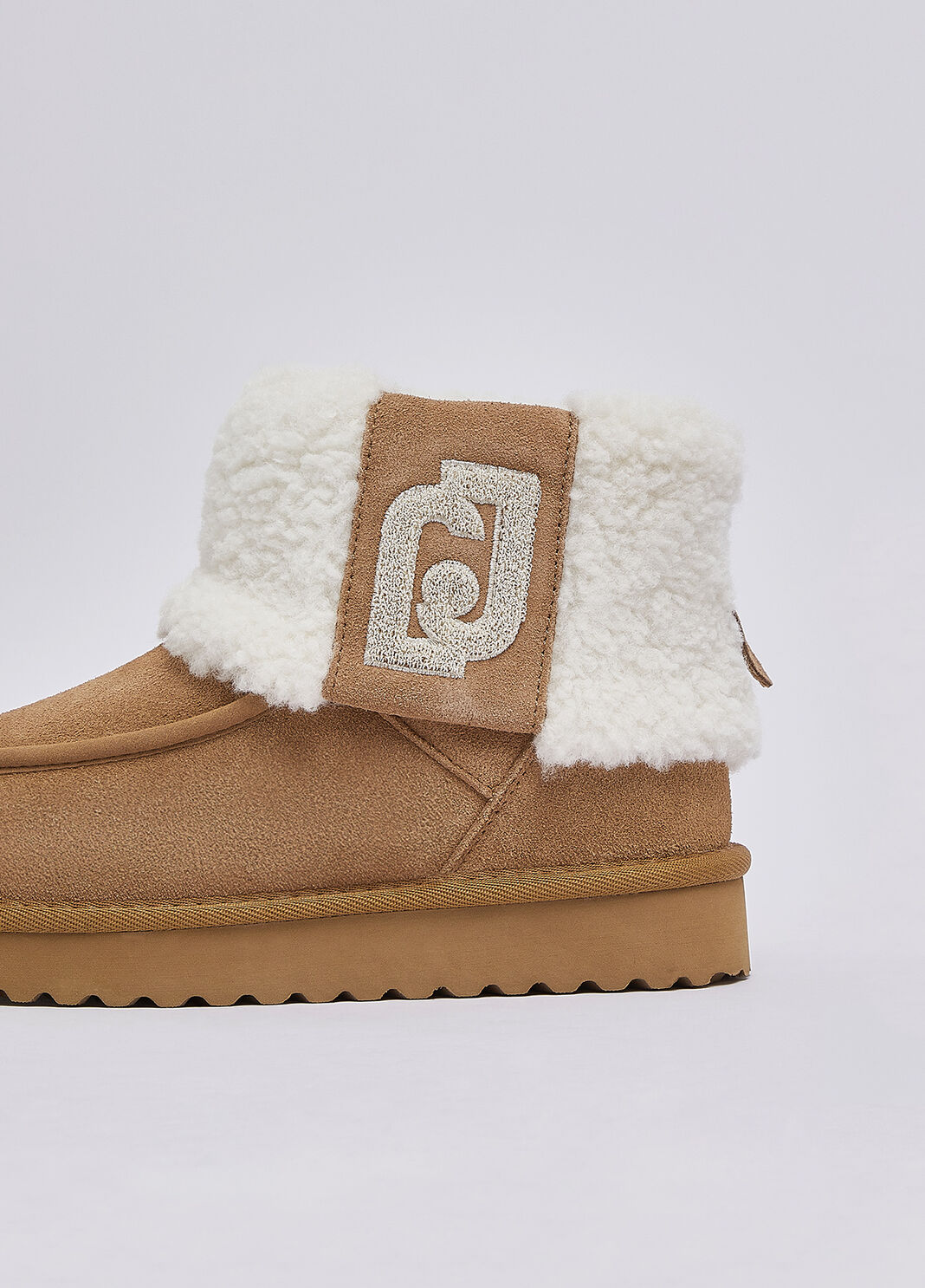Bottines en daim avec fodera teddy cognac Liu Jo - large image number 4