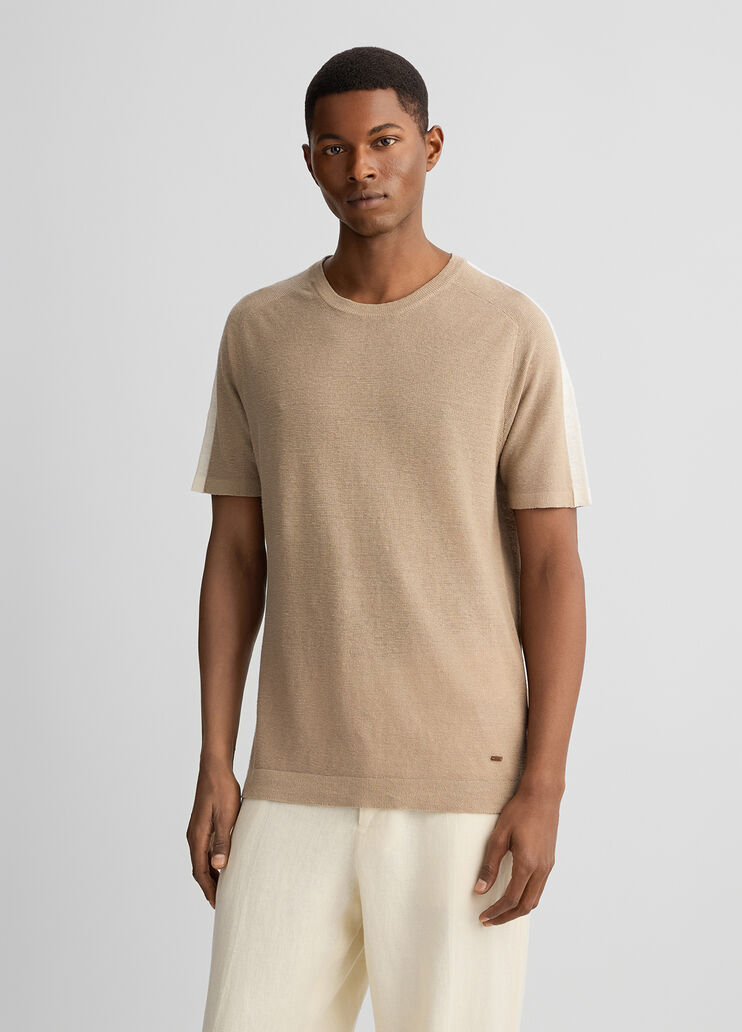 Men's beige T-shirt beige Liu Jo - medium Men's beige T-shirt beige Liu Jo - medium