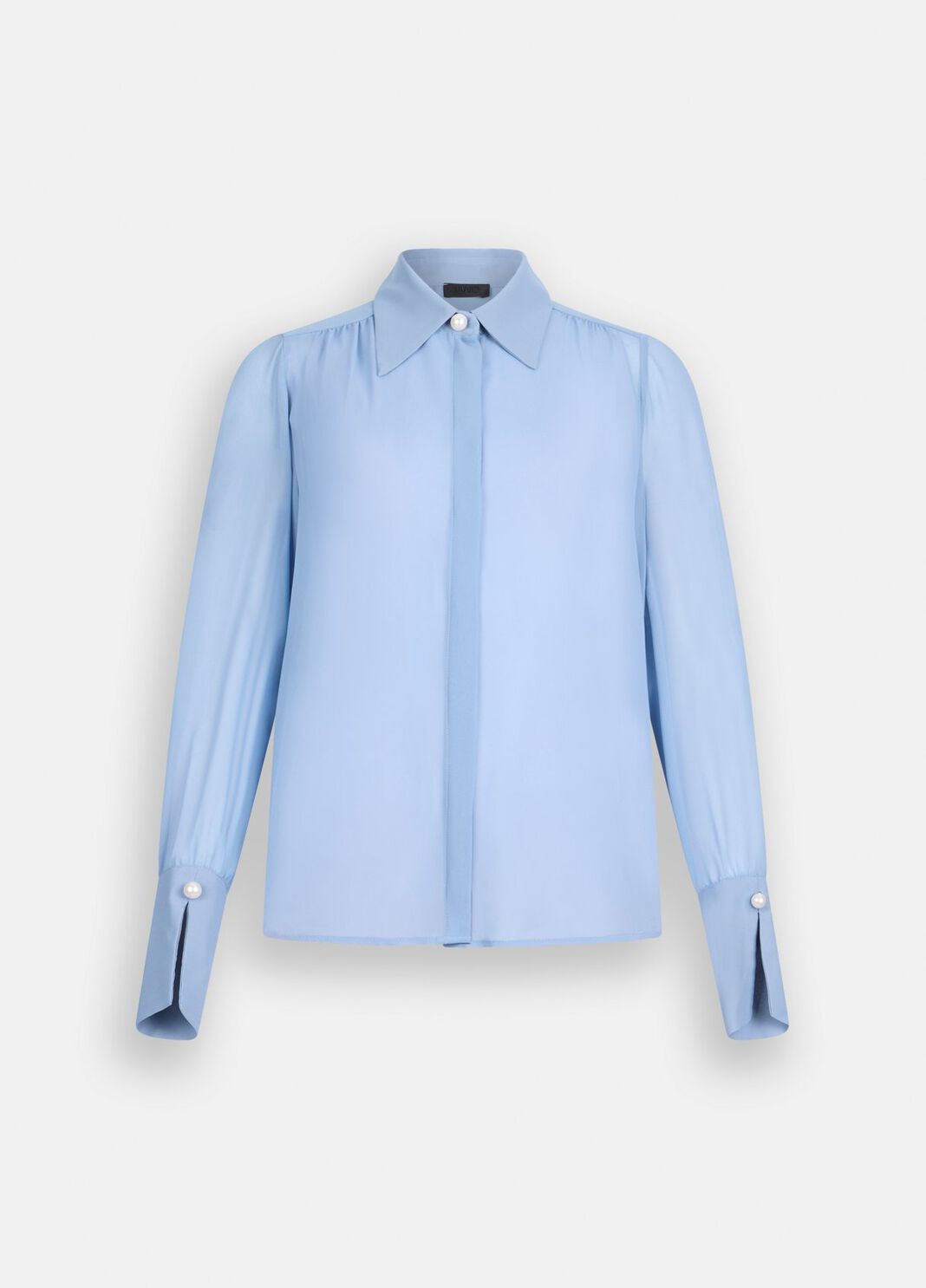 Shirt with beads light blue Liu Jo - large image number 6