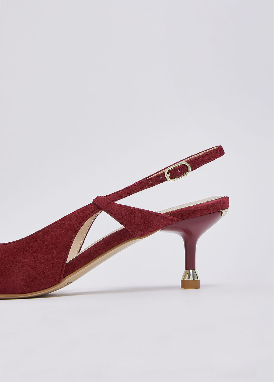 Escarpins en daim bordeaux Liu Jo - large image number 4