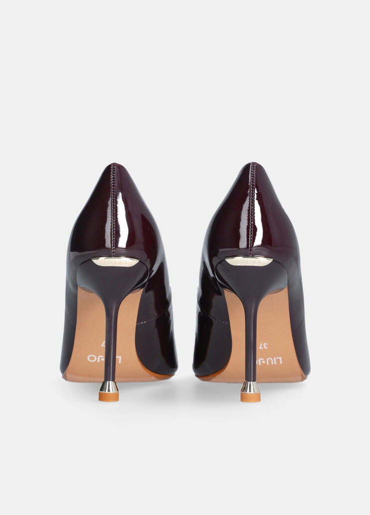 Лакированные туфли-лодочки темно-винный Liu Jo - large image number 7