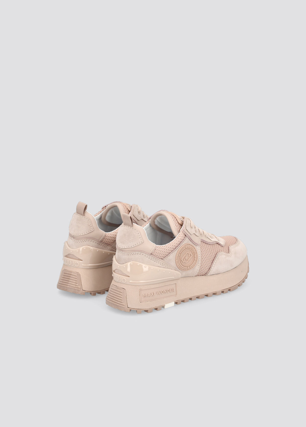 pink suede platform sneakers