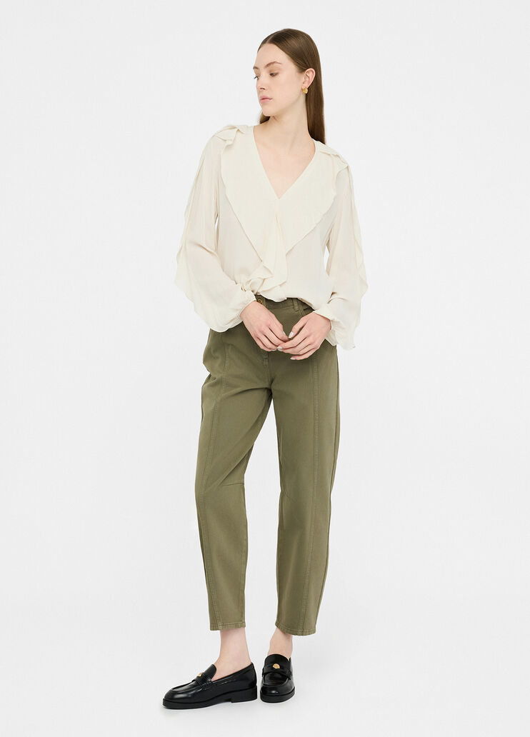 Crêpe de chine blouse white Liu Jo - medium Crêpe de chine blouse white Liu Jo - medium