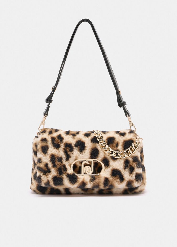 Mittelgroße Tasche LaPuffy mit Animalprint Leopardenmuster Liu Jo - medium Mittelgroße Tasche LaPuffy mit Animalprint Leopardenmuster Liu Jo - medium