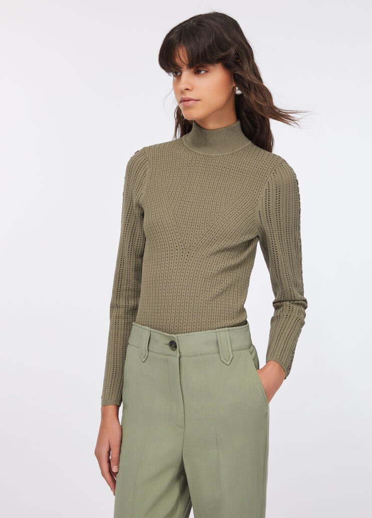 Maglia con cut-out asparago Liu Jo - large image number 0