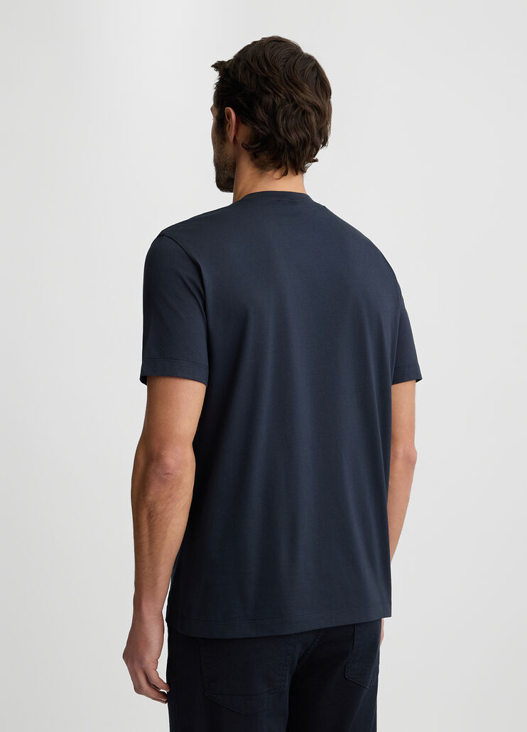 Blue T-shirt with logo dark blue Liu Jo - large image number 1 Blue T-shirt with logo dark blue Liu Jo - large image number 1