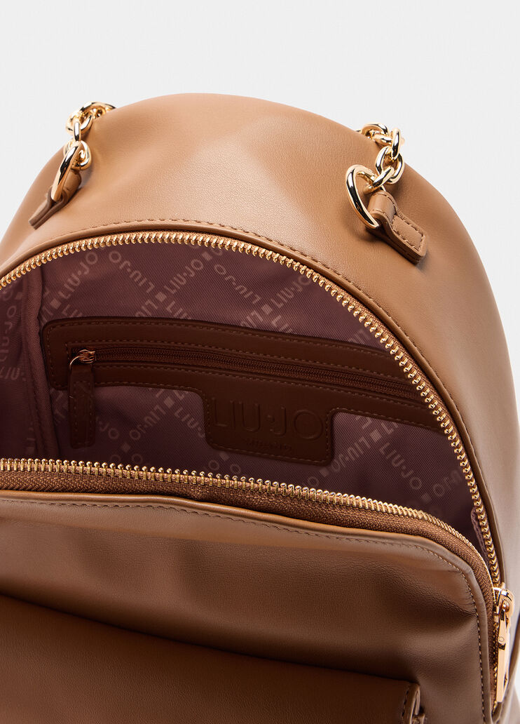 Mittelgroßer Rucksack mit Pochette Braun Liu Jo - large image number 3 Mittelgroßer Rucksack mit Pochette Braun Liu Jo - large image number 3