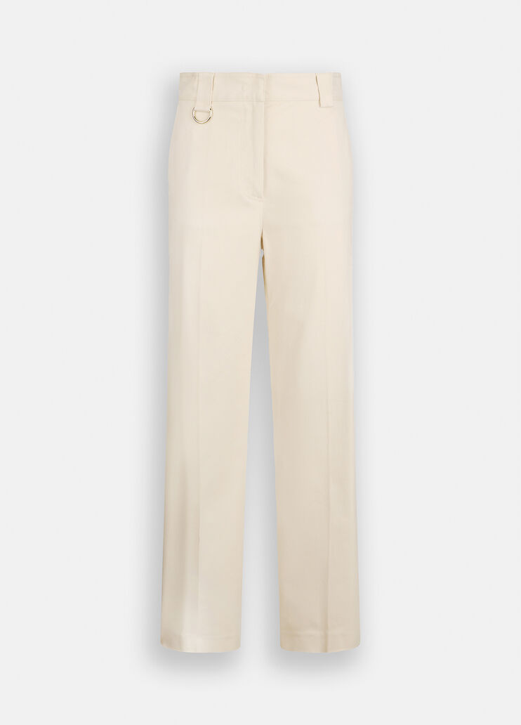 Cotton chino trousers white Liu Jo - medium Cotton chino trousers white Liu Jo - medium
