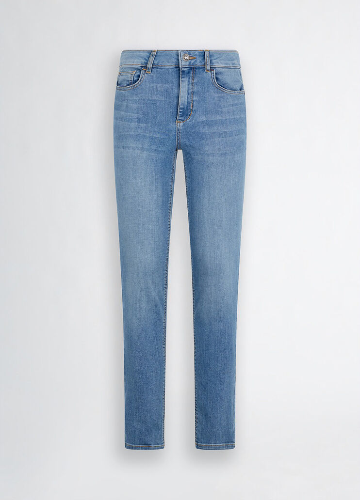 High-waisted skinny jeans light denim Liu Jo - large image number 6 High-waisted skinny jeans light denim Liu Jo - large image number 6