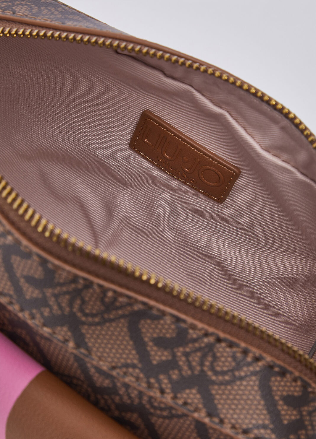 Medium crossbody bag with charm brown Liu Jo - large image number 6