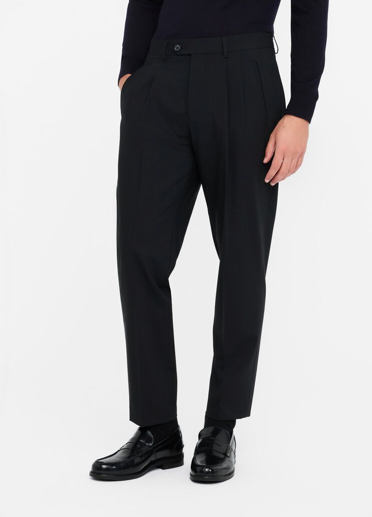 Wool trousers with darts black Liu Jo - large image number 2